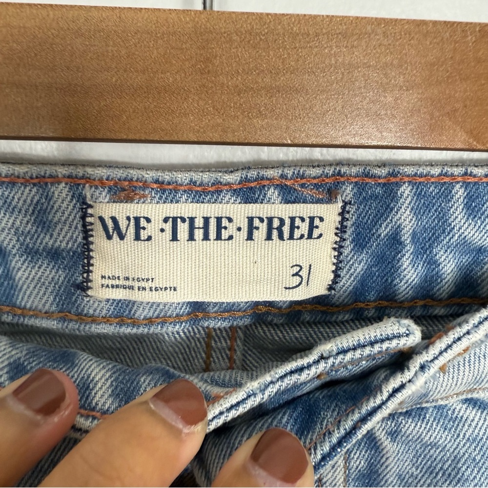 We The Free Deep Trance Dropped Boyfriend Jeans Size 31 NWOT - Picture 4 of 7